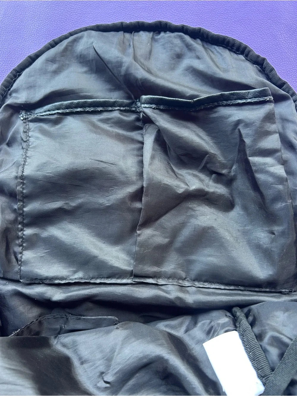 CAPEZIO B203W Technique Quilted Black Backpack with Logo Patch
